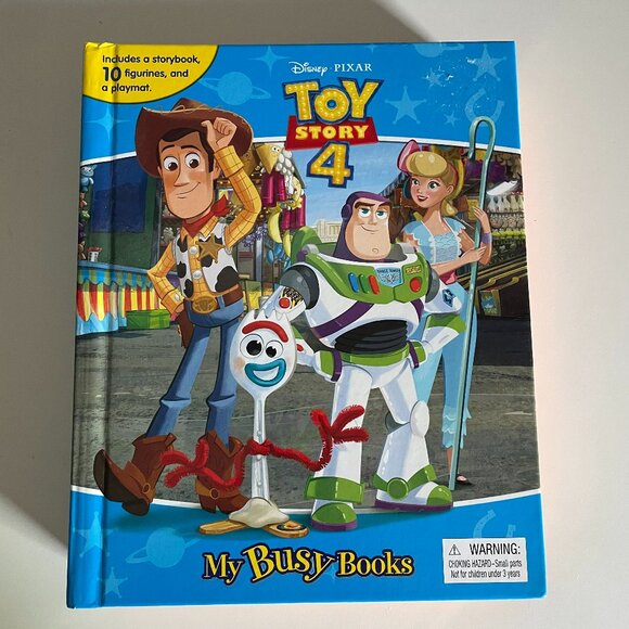 My Busy Books Disney Pixar Toy Story 4 With 10 Figures And Playmat - Picture 2 of 10